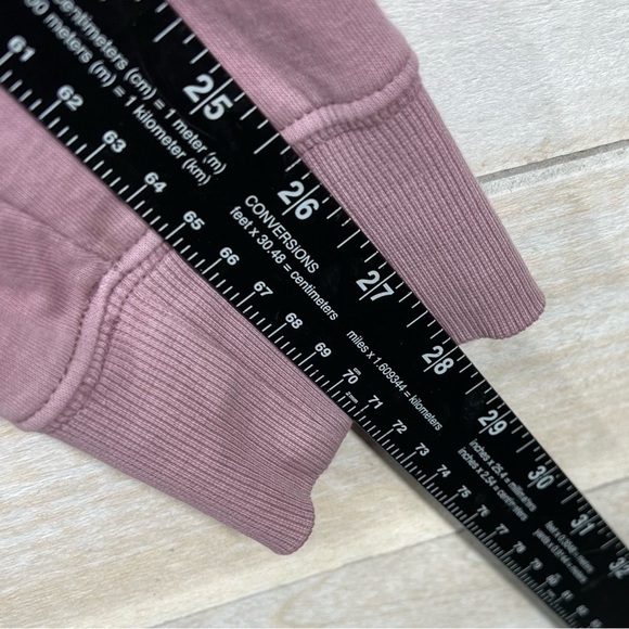 Athleta Mindset Sweatshirt Womens Large Pink Long Sleeve Pullover Athleisure - Picture 8 of 9